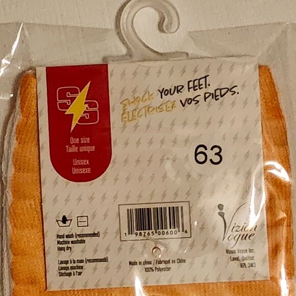 SHOCK SOCK Cracker Print Socks No show Style One Size BNIP - Picture 3 of 4